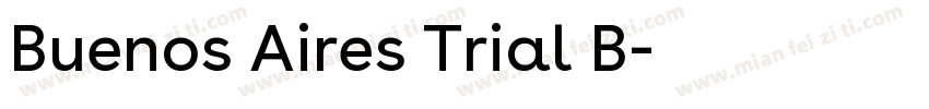 Buenos Aires Trial B字体转换